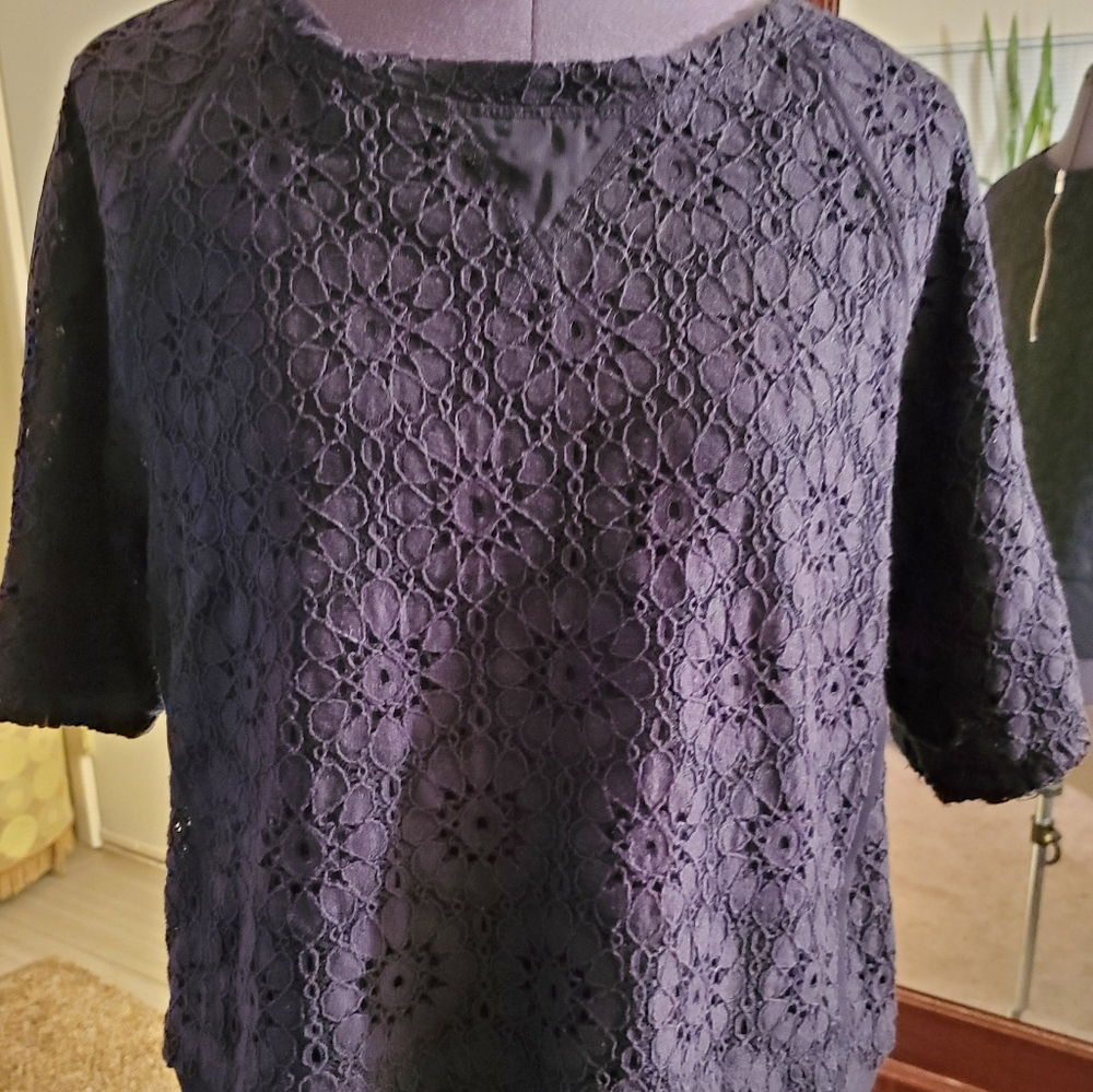 Banana Republic Black Knit Top